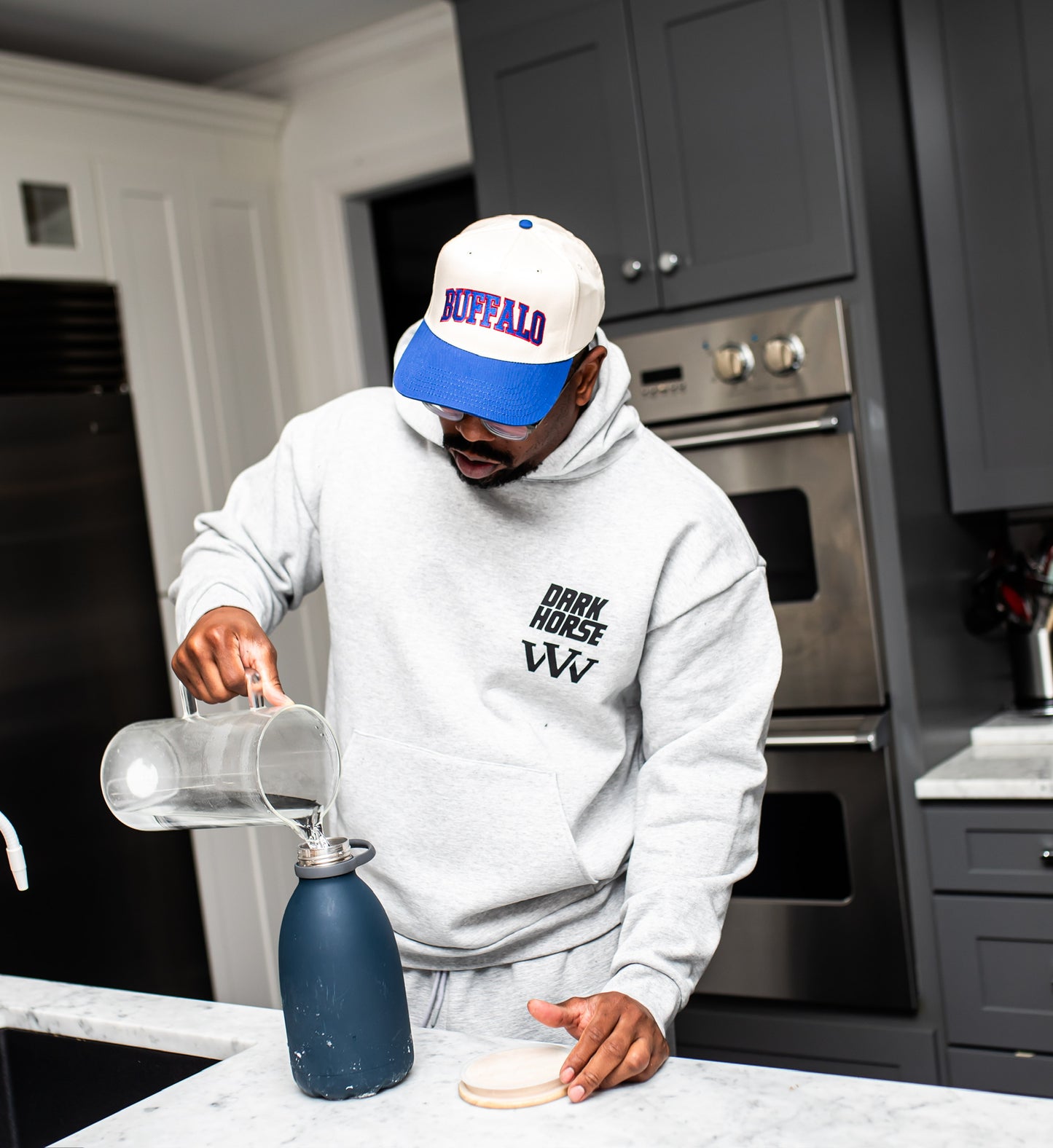 DH x VON Grey Hoodie