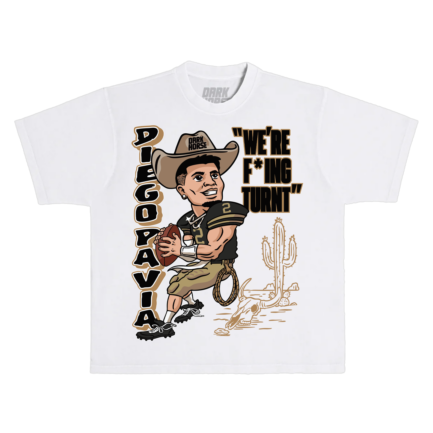 White Diego TURNT Tee