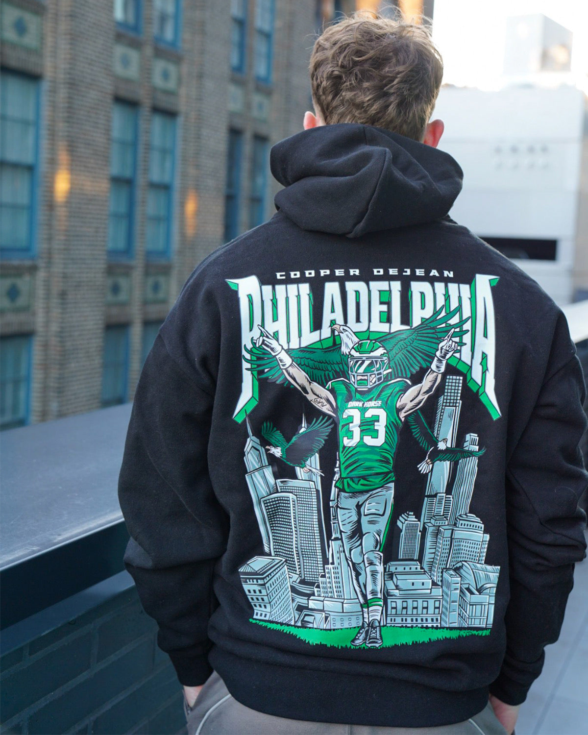 DH x COOP Black Hoodie