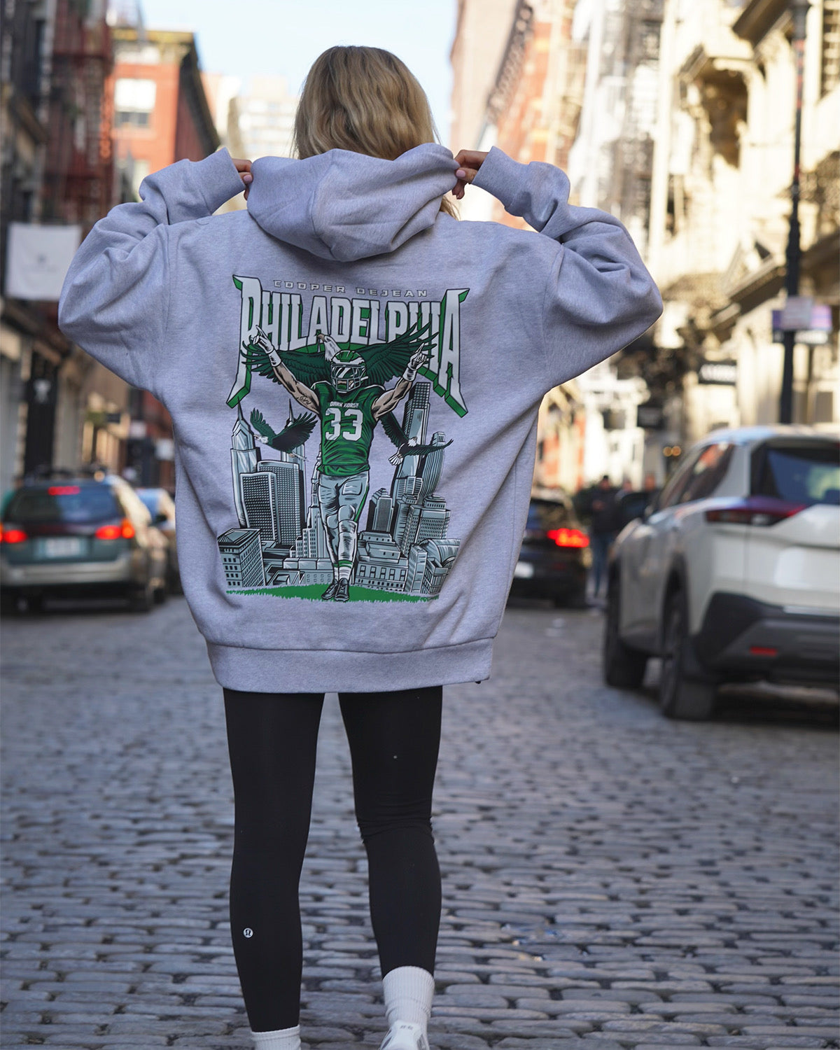 DH x COOP Grey Hoodie