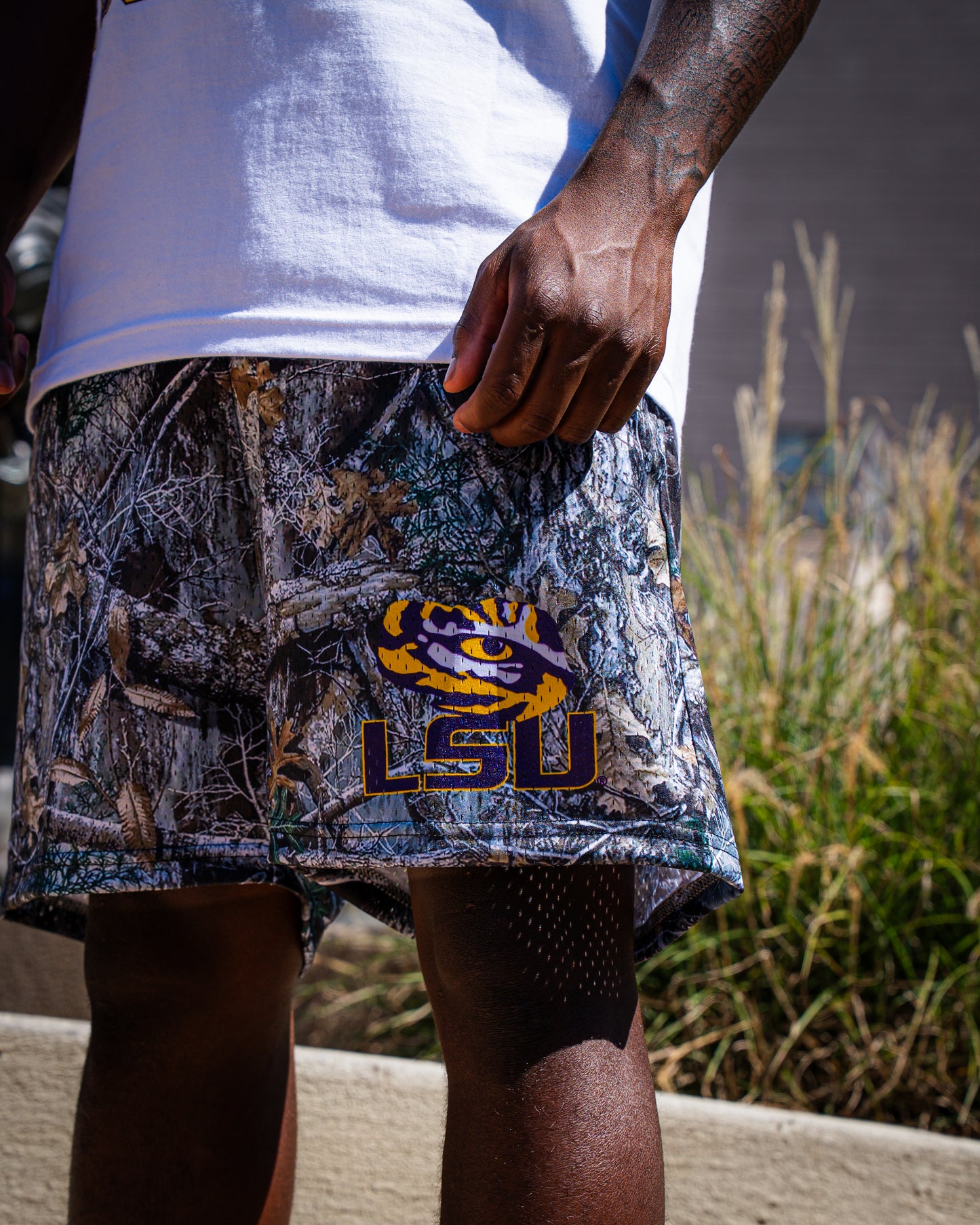 Camo LSU Shorts (LIMITED QUANTITY)