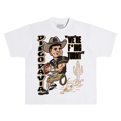 White Diego TURNT Tee