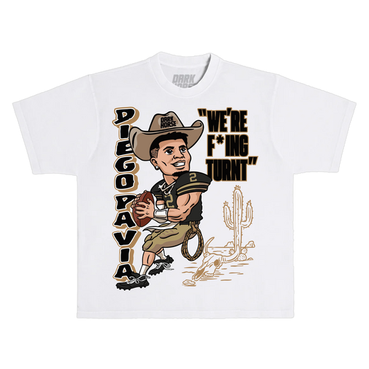White Diego TURNT Tee