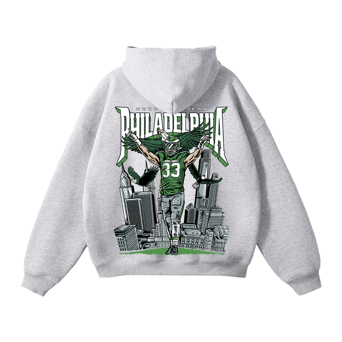 DH x COOP Grey Hoodie