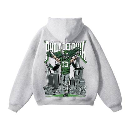 DH x COOP Grey Hoodie