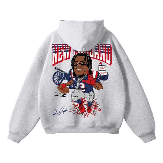 Pop Grey Boston Hoodie