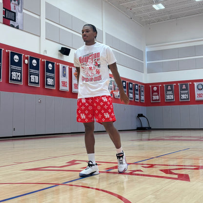 Red Houston Shorts