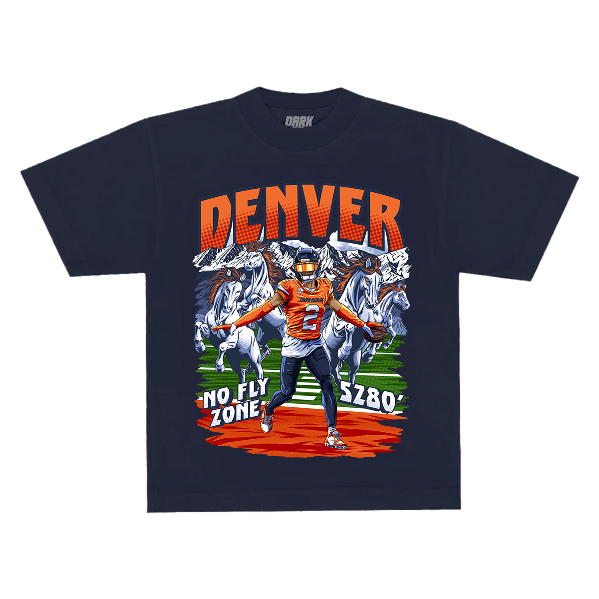 DH X PS2 Navy Tee