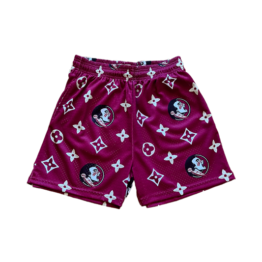 Maroon Tally Shorts (LIMITED QUANTITY)