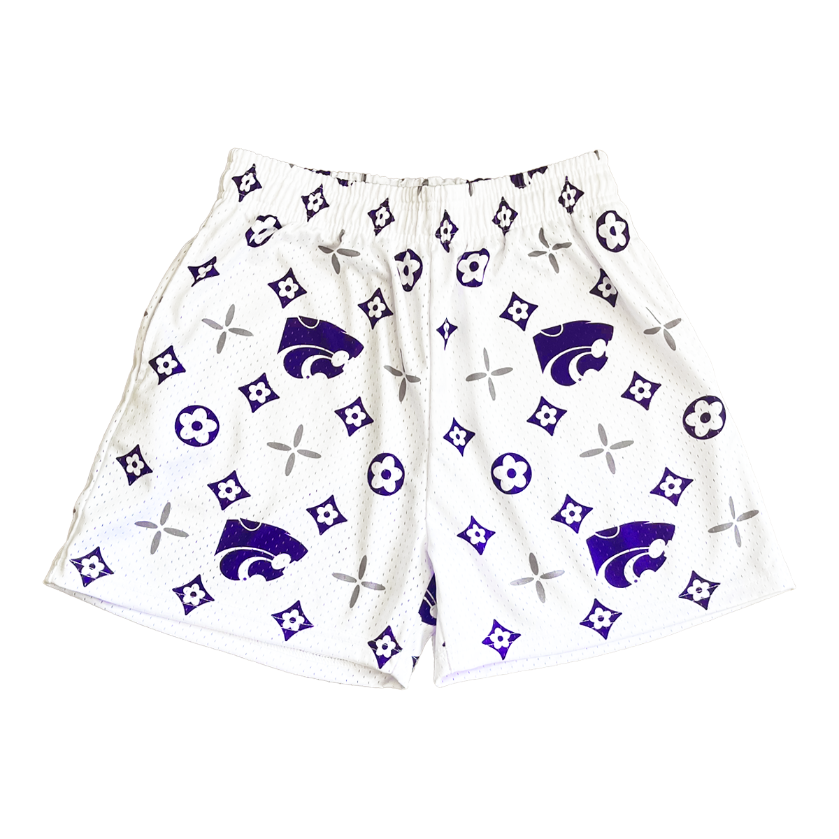White KSTATE Shorts (LIMITED QUANTITY)