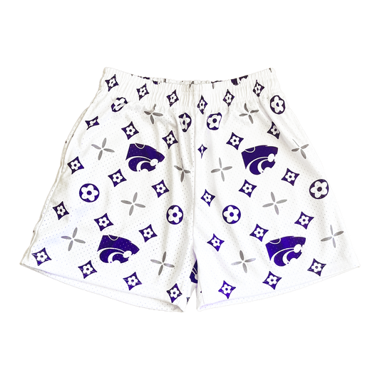White KSTATE Shorts (LIMITED QUANTITY)