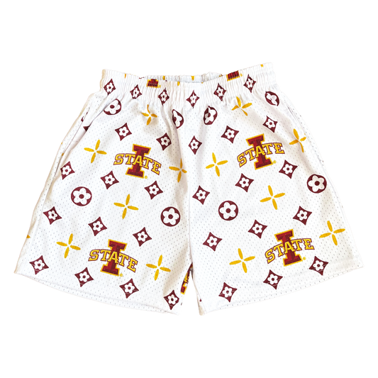 WHITE ISU Shorts (LIMITED QUANTITY)