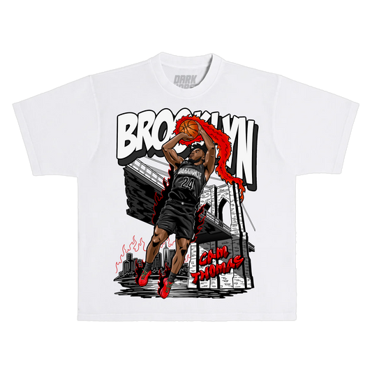 White Cam Brooklyn Tee